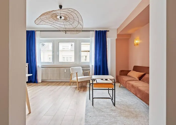 Contemporain 1Br Retro Chic Quartier Bonnevoie